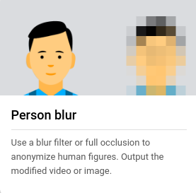 person blur model card in console