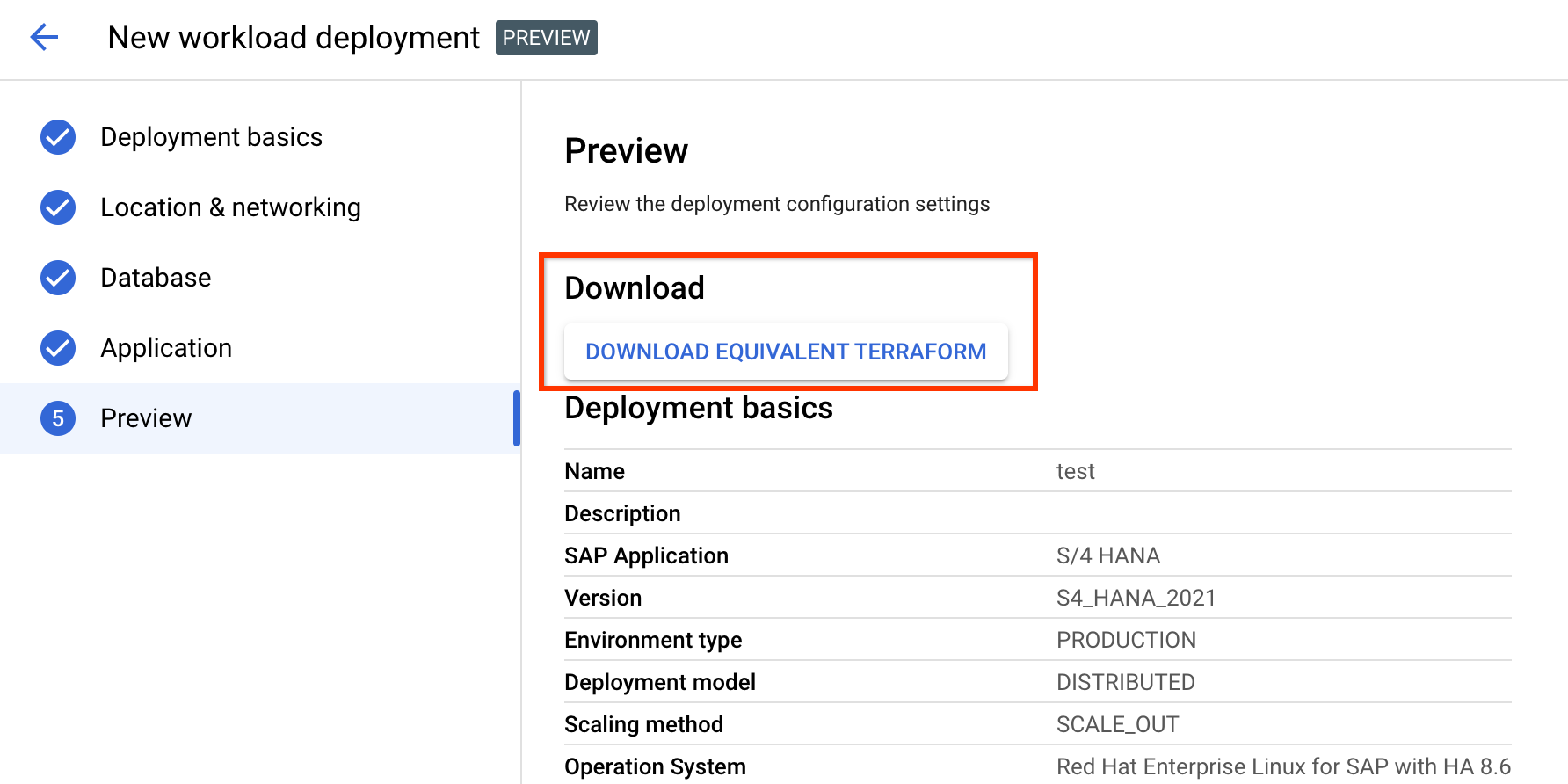 Download Terraform for deployment