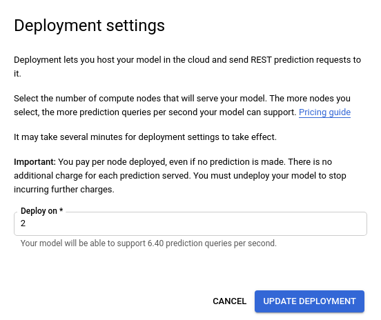 update deployment window after selecting a new node number